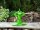 Gartenfigur Yoga Frosch II