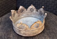 Krone Tablett Kerzenhalter