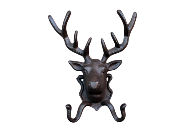 Wandhaken Hirsch Geweih groß