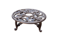 Rechaud Stövchen Gusseisen rund