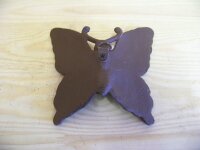 Gartenfigur Schmetterling Gusseisen