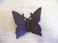 Gartenfigur Schmetterling Gusseisen