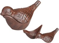 Gartenfigur Vogel Schlüsselversteck