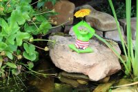 Kleiner Frosch mit Sonnenschirm