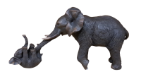 Dekofigur Elefant und Baby