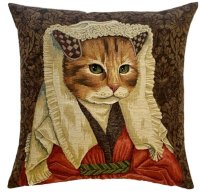 Gobelin Kissen Katze Margaretha