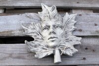 Gartenfigur Blattgesicht Ahorn