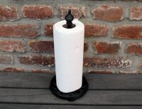 Küchenrollenhalter Gusseisen antikschwarz