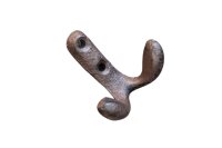 Wandhaken Doppelhaken Gusseisen klein