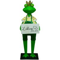 Gartenfigur Frosch Lieblingsplatz