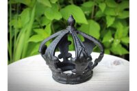 Deko Krone Gusseisen antikschwarz