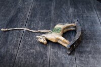 Weihnachtsdeko Nostalgie Schaukelpferd