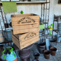 Apfelkiste "SWEET FRUITS" – rustikale...