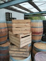 Apfelkiste "SWEET FRUITS" – rustikale Holzkiste im Vintage-Stil