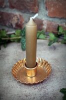 Kerzenhalter Vintage gold rund