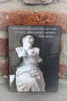 Nostalgie Schild Selbstgespräch