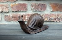 Gartenfigur Schnecke mit Haus