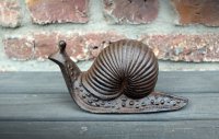 Gartenfigur Schnecke mit Haus