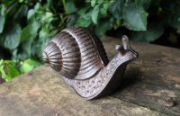 Gartenfigur Schnecke mit Haus