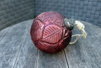 Weihnachtskugel bordeaux D12cm