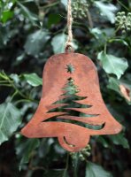 Christbaumschmuck Glocke Edelrost II