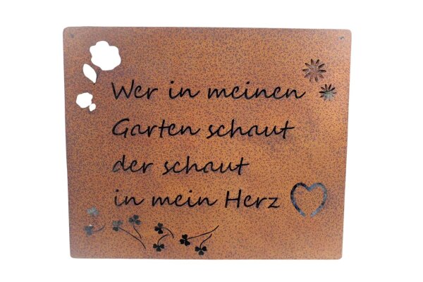 Rostschild Wer in meinen Garten