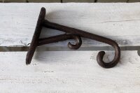 Wandhaken Laternenhaken L12cm Braun