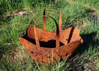 Pflanztasche Eisen Rost