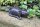 Gartenfigur Maus neugierig