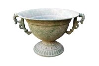 Nostalgie Amphore patiniert H14cm