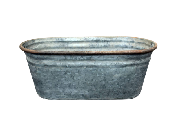 Pflanzschale Zink oval L42cm