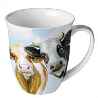 Tasse Zwei Kühe