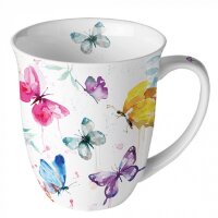 Tasse Bunte Schmetterlinge