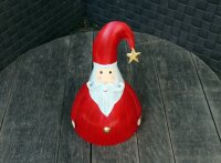 Dekofigur Weihnachtsmann mit Mütze