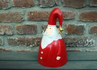 Dekofigur Weihnachtsmann mit Mütze groß
