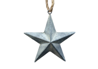 Wanddeko Zink Stern D15cm