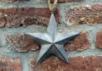 Wanddeko Zink Stern D15cm