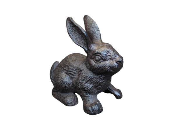 Gartenfigur Neugieriger Hase