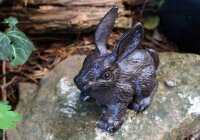 Gartenfigur Neugieriger Hase