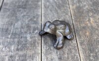 Gartenfigur Frosch Gusseisen Mini