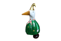 Gartenfigur Gans Weihnachten