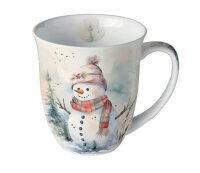 Tasse Lustiger Schneemann