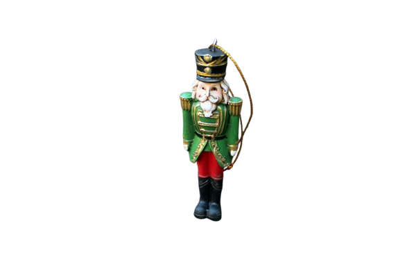 Weihnachtsanhänger Nussknacker grün