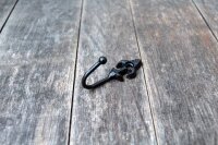 Mini Wandhaken frz Lilie antikschwarz