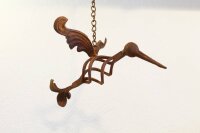 Gartenfigur Vogel Hängedeko Rost