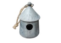 Zink Vogelhaus rund