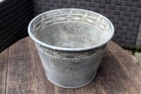 Blumenkübel Zink D24,5cm
