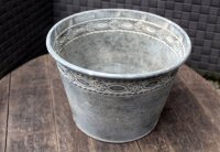 Blumenkübel Zink D24,5cm