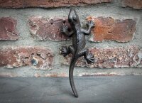 Dekofigur Eidechse Gusseisen L19cm