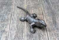 Dekofigur Eidechse Gusseisen L19cm